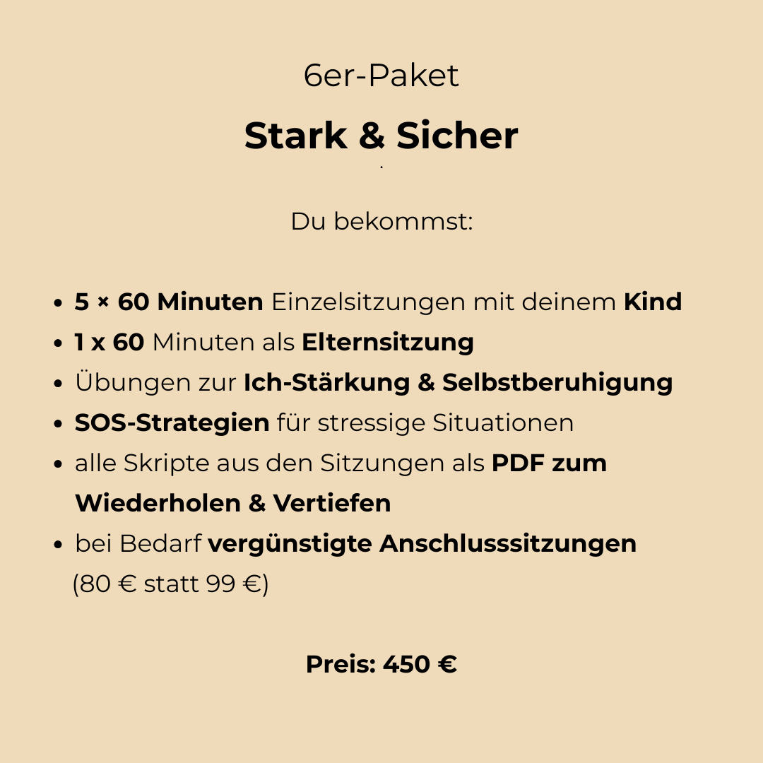 SElbstregulation bei Stress und Ängsten, Ich-Stärkung, Ressourcenstärkung, Lerncoaching