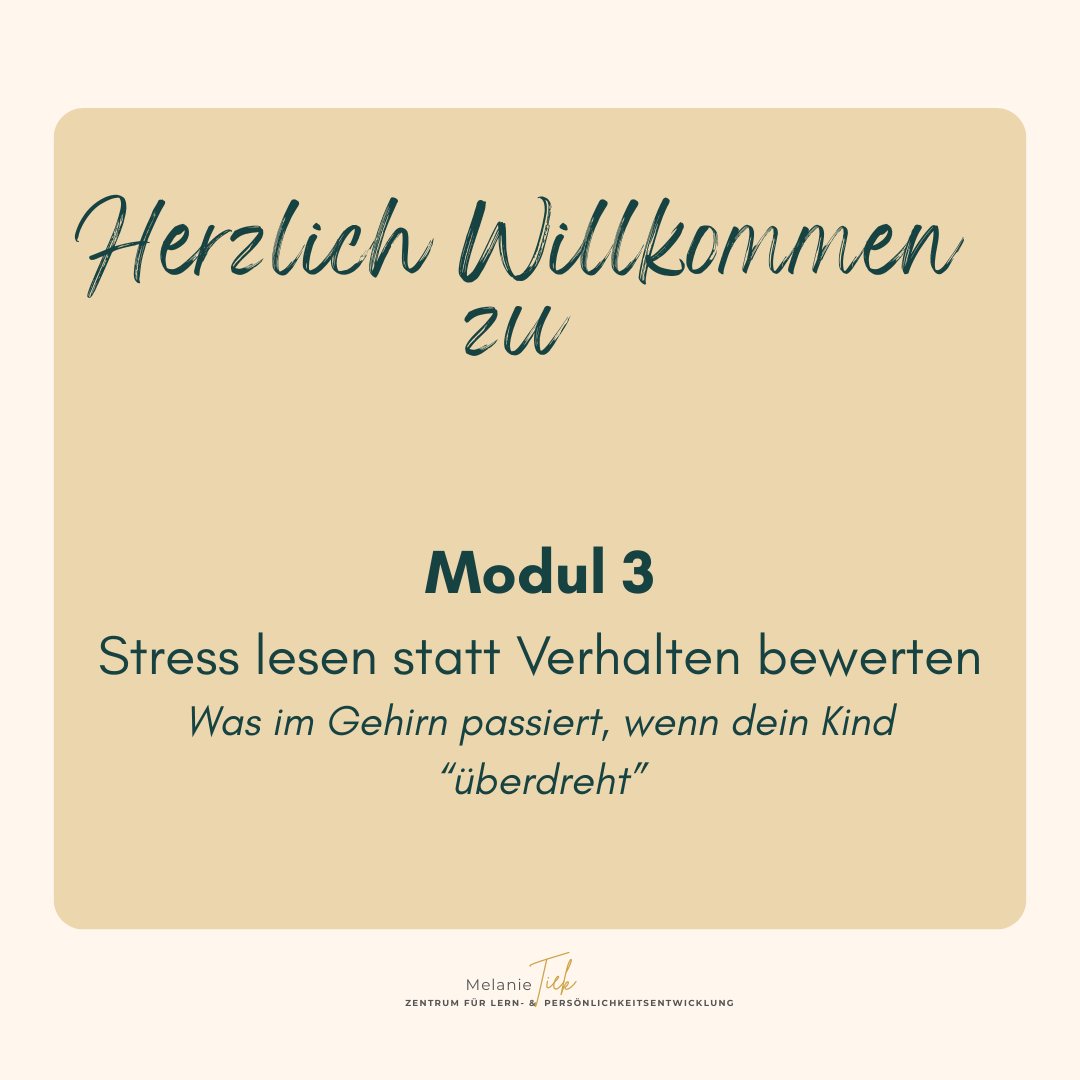 Bild zur Begrüßung im Modul 1 des Online-Workshops "Stress-runter - jetzt" für Eltern von Kindern mit neurodivergenten Lernwegen