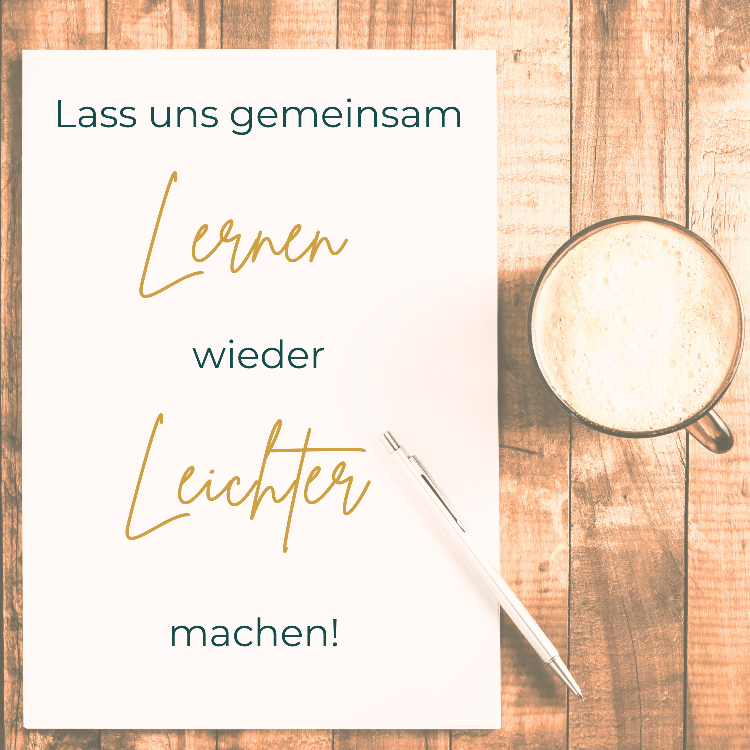 Bild einer Nachricht zum Newsletter des Zentrums für Lern- und Persönlichkeitsentwicklung zu sehen ist: Lass und Lernen wieder leichter machen.